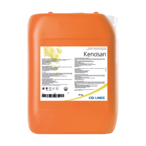Pojemnik 22 kg chemicznego środka czyszczącego Kenosan marki CID LINES.