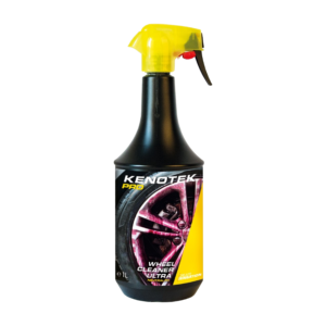 Kenotek Pro Wheel Cleaner Ultra (1L) – neutralny pH preparat w sprayu do czyszczenia felg samochodowych.